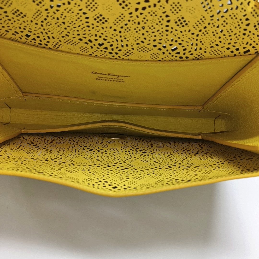 Ginny Calfskin Yellow