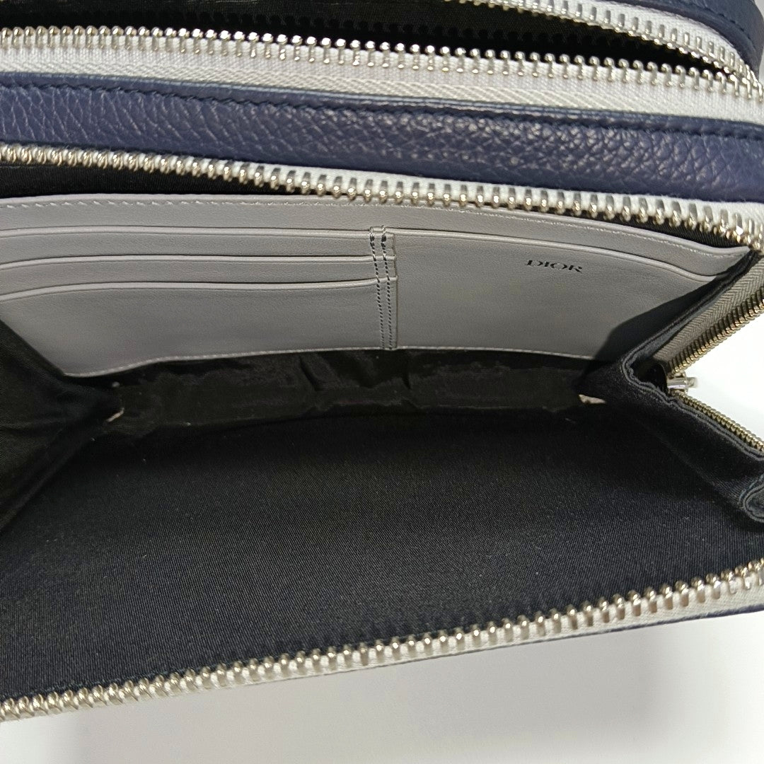 Calfskin Clutch Blue