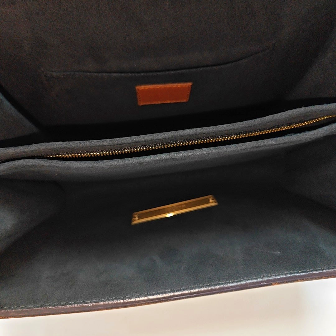DAUPHINE MM Monogram Coated Canvas Brown