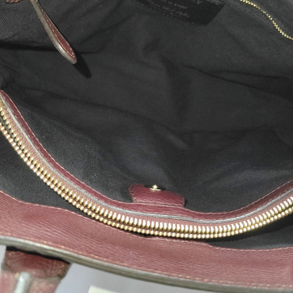 The Banner Medium Calfskin Red