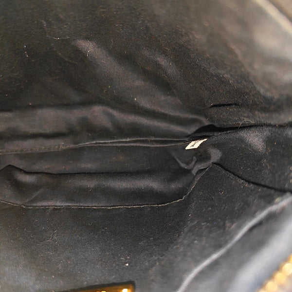 Quilted Lambskin Shoulder Bag Black