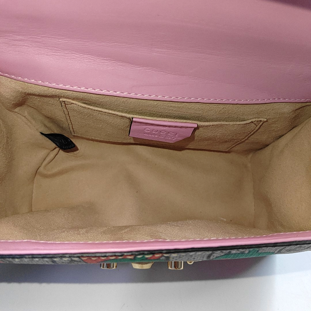 Authenticated pre-owned  Padlock Small Monogram Coated Canvas Multicolor - Crossbody Bag at Looply