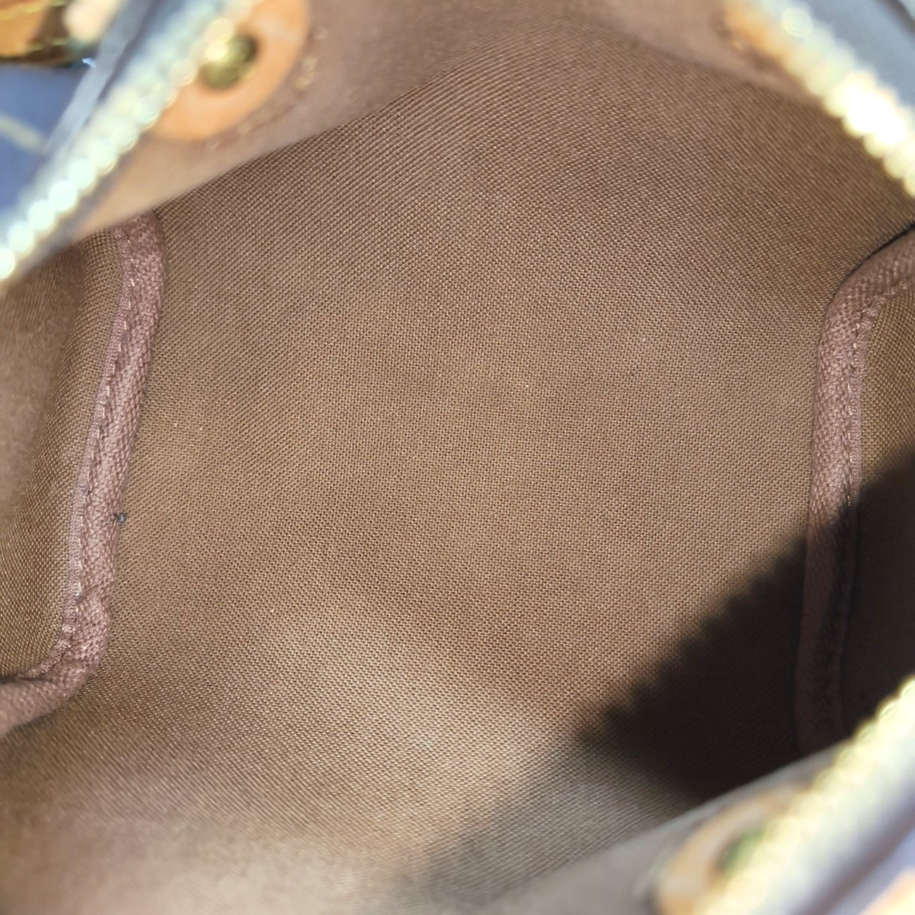 SPEEDY Nano Monogram Coated Canvas Brown