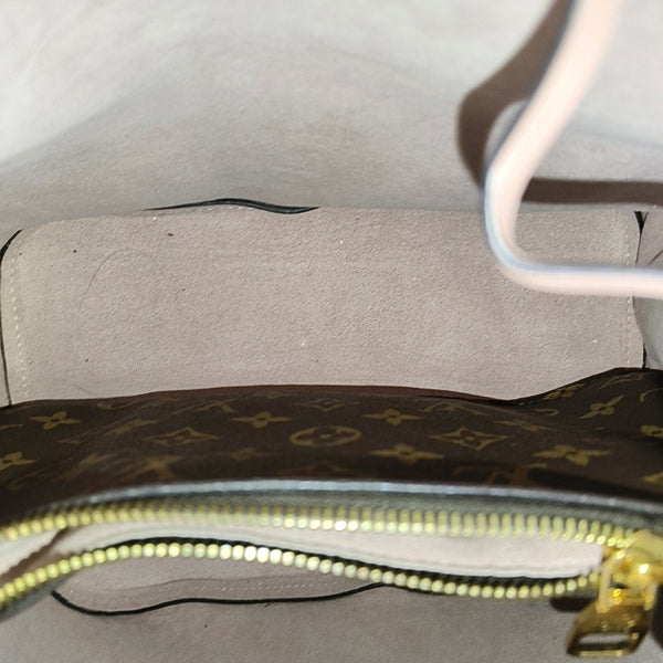 NÉONOÉ MM Monogram Coated Canvas Brown