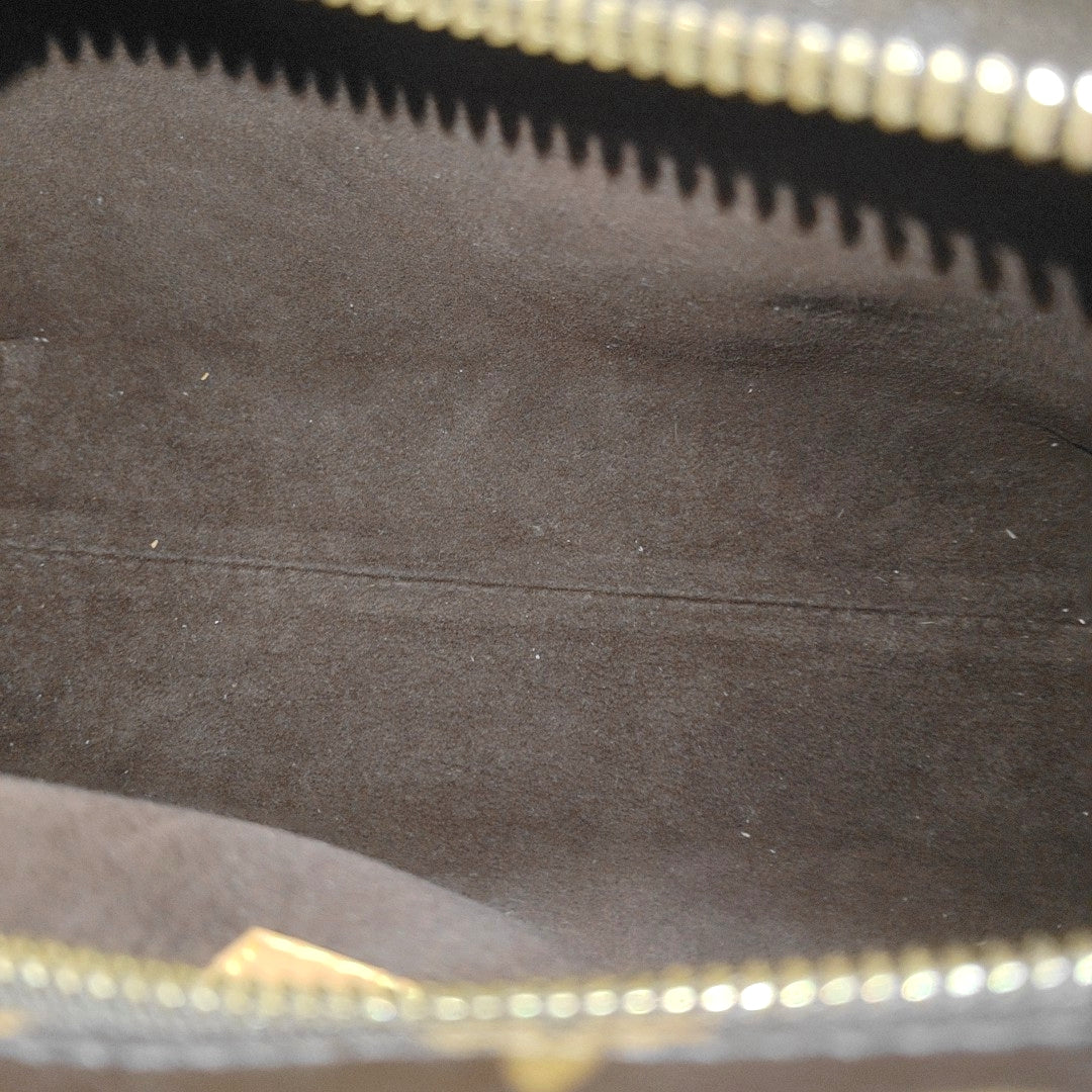 SIDE TRUNK MM Monogram Coated Canvas Brown