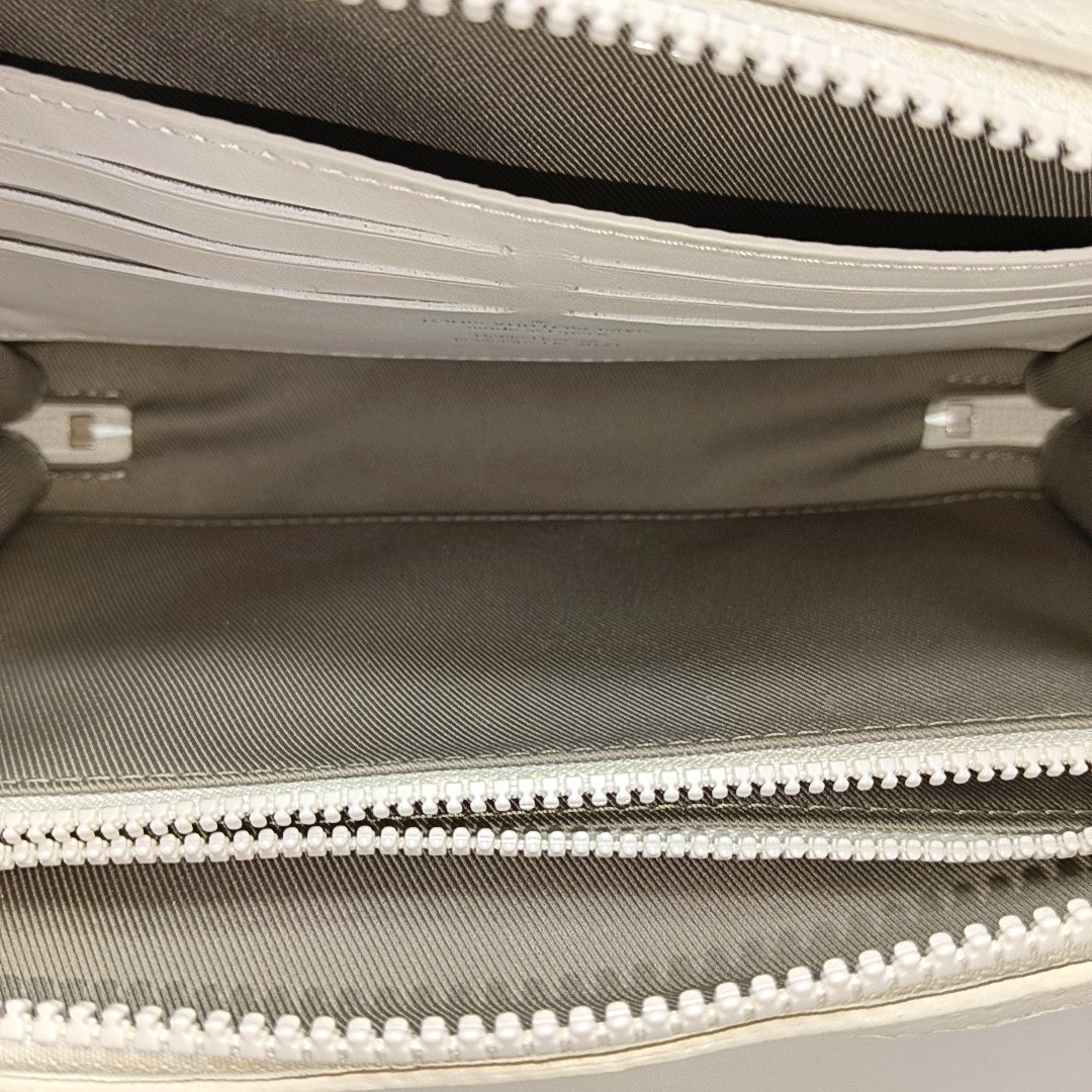 WALLET TRUNK Calfskin White