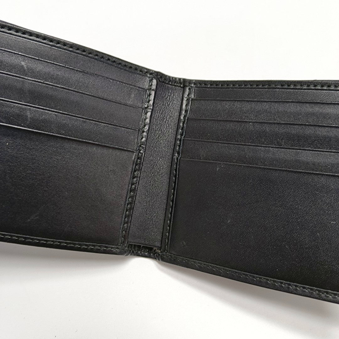 Monogram Coated Canvas Wallet Black