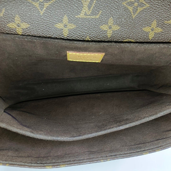 MONCEAU 26 Monogram Coated Canvas Brown