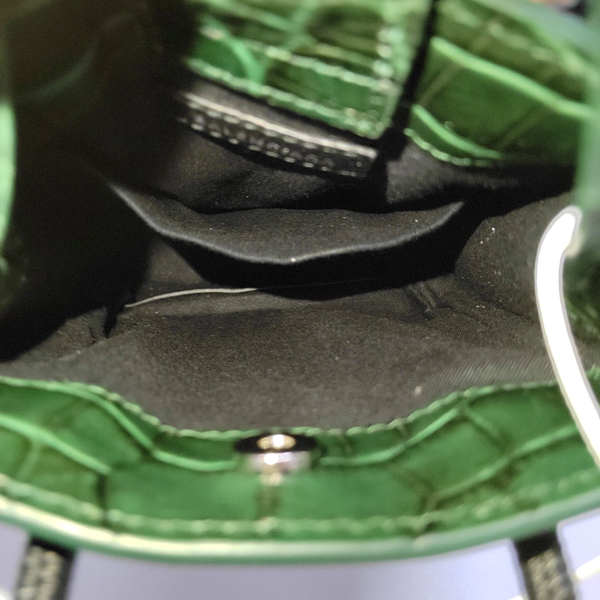 Shopping Bag Calfskin Green