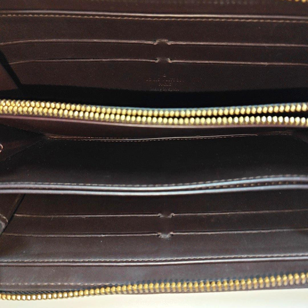 ZIPPY Patent Leather Red Wallet