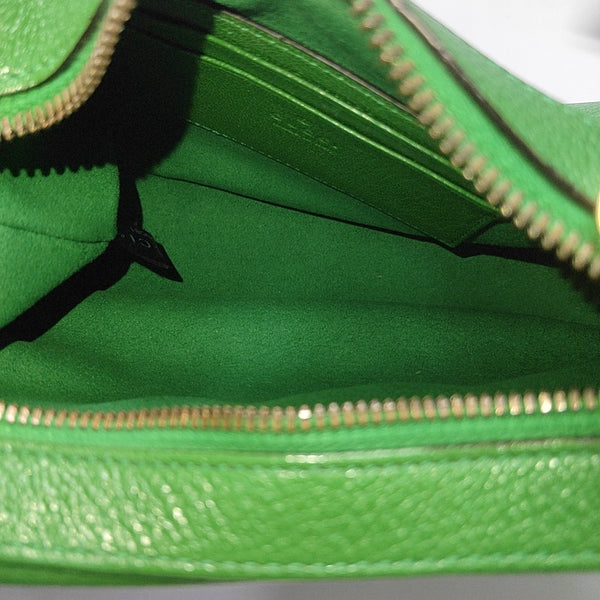 Aphrodite Small Calfskin Green