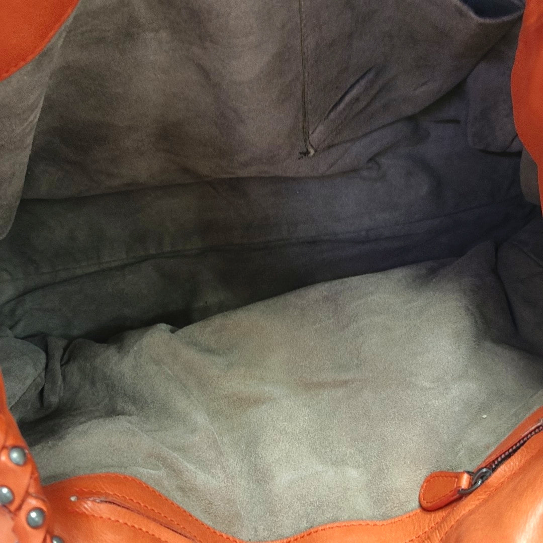 Calfskin Tote Bag Red