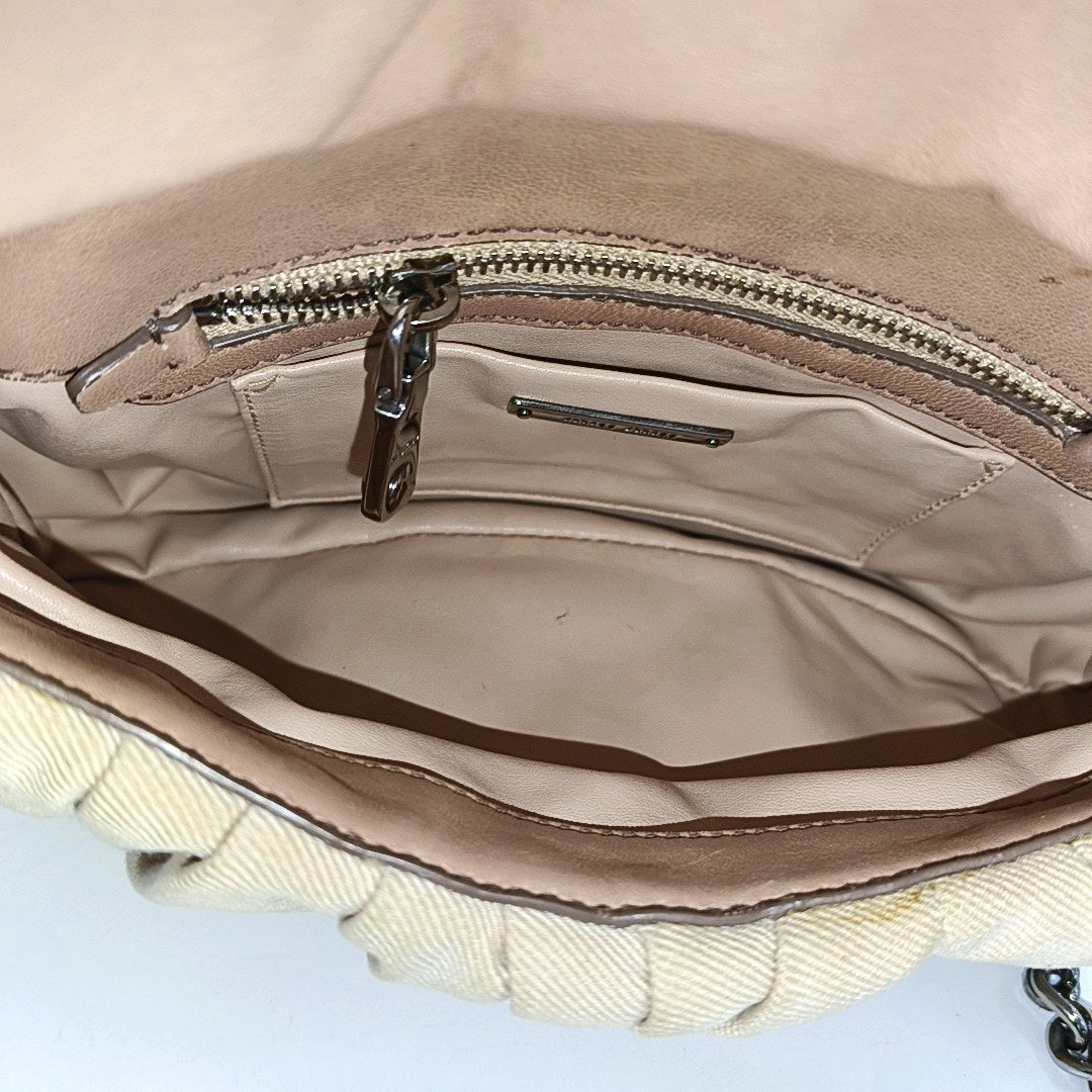 Canvas Shoulder Bag Beige