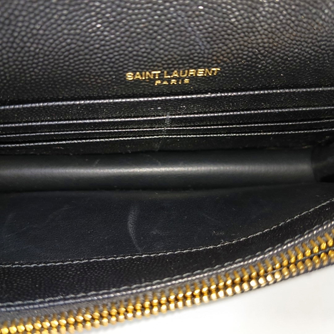MONOGRAM WOC Chevron Calfskin Black