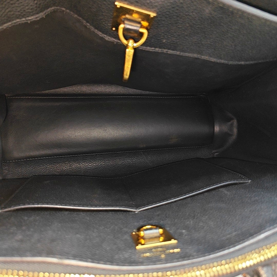 CITY STEAMER MM Calfskin Black