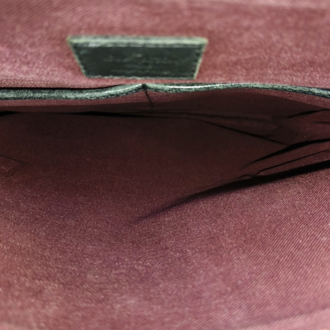 Monogram Coated Canvas Shoulder Bag Brown