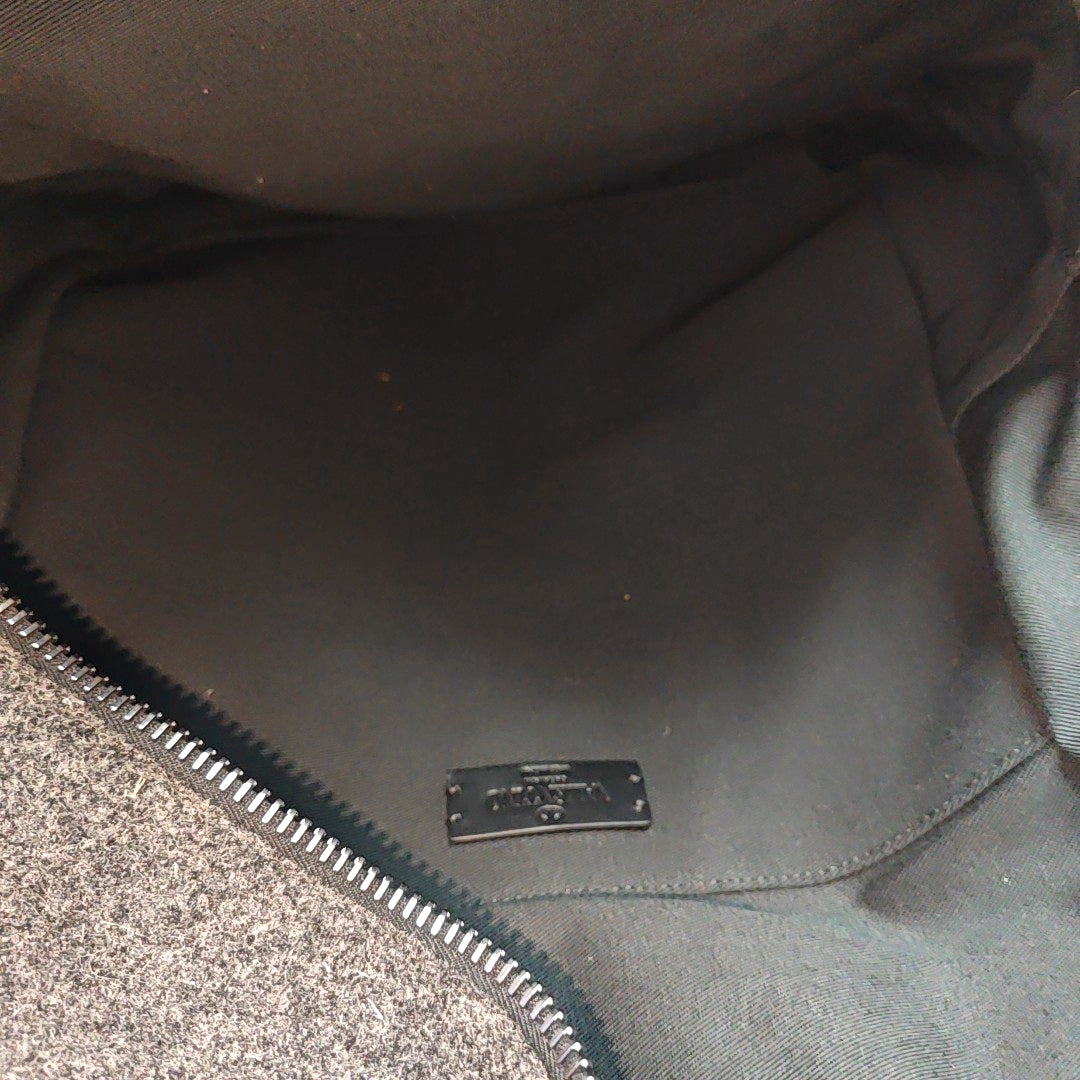 Fabric Backpack Gray