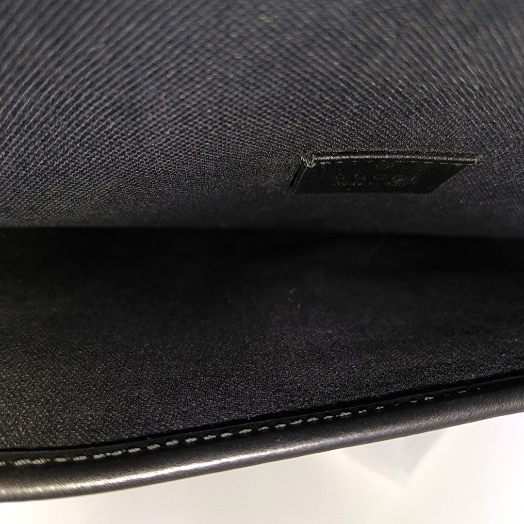 Monogram Coated Canvas Shoulder Bag Gray
