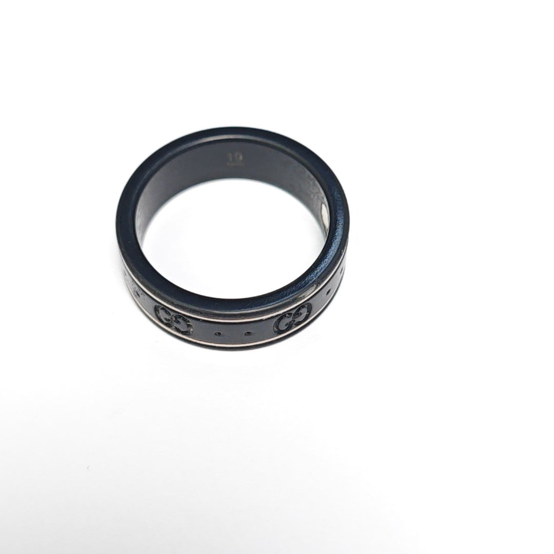 Icon 18k Gold Black Ring HK 19