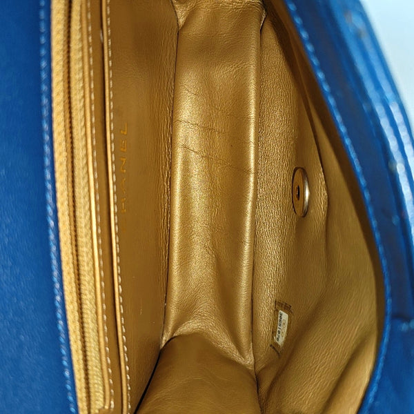 CLASSIC FLAP Mini Quilted Lambskin Blue