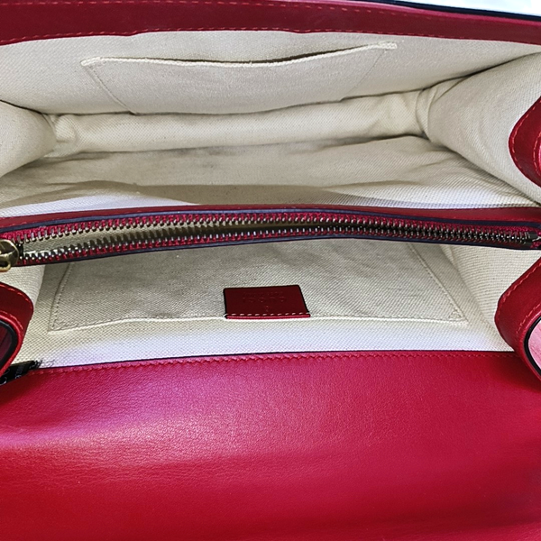 Authenticated pre-owned  Dionysus Medium Calfskin Red - Crossbody Bag at Looply