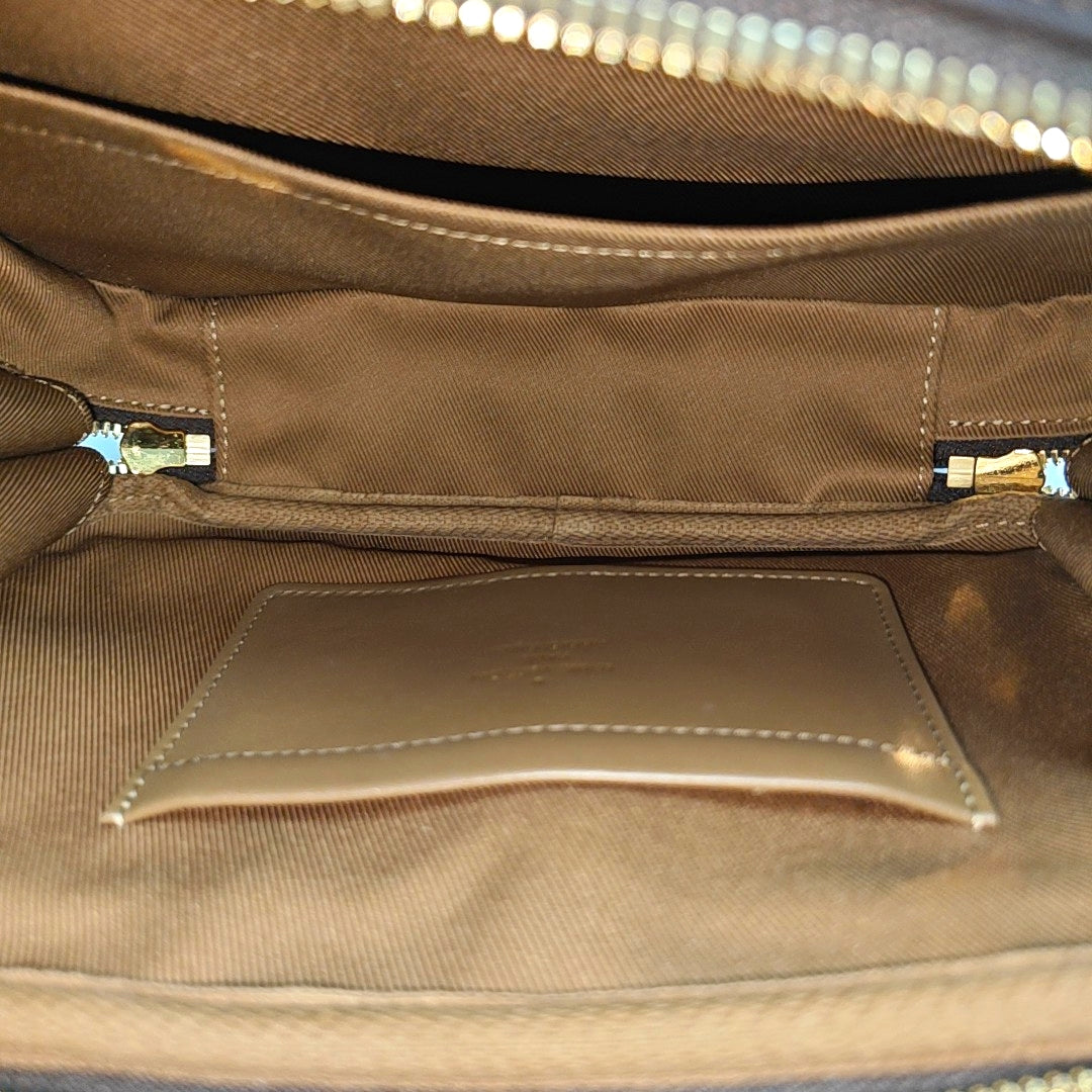 UTILITY Monogram Coated Canvas Brown