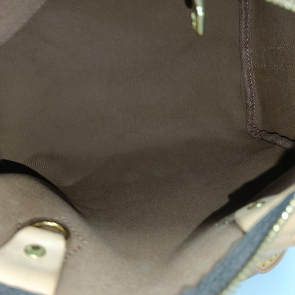 SPEEDY 25 Monogram Coated Canvas Brown