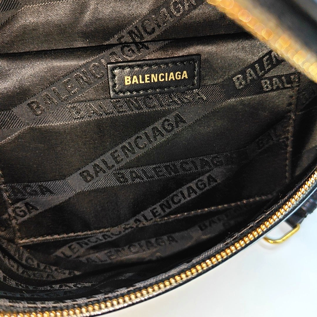 Souvenirs Quilted Calfskin Black