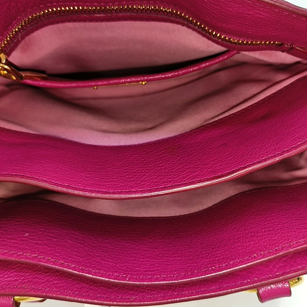 Calfskin Tote Bag Pink