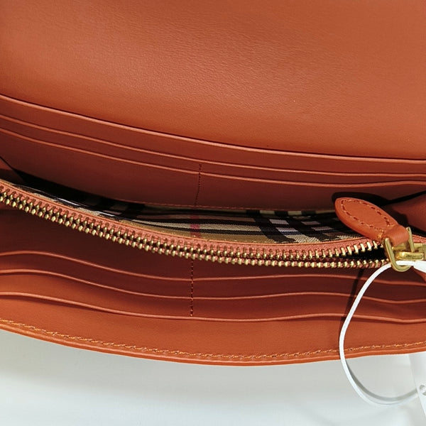 Coated Canvas Wallet Beige