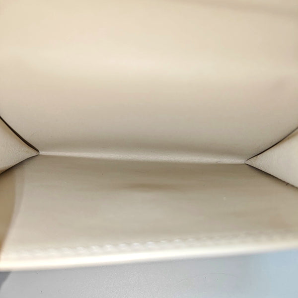 SARAH Monogram Patent Leather White Card Holder