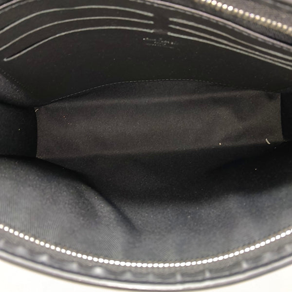 Pochette Voyag MM Damier Graphite Coated Canvas Gray
