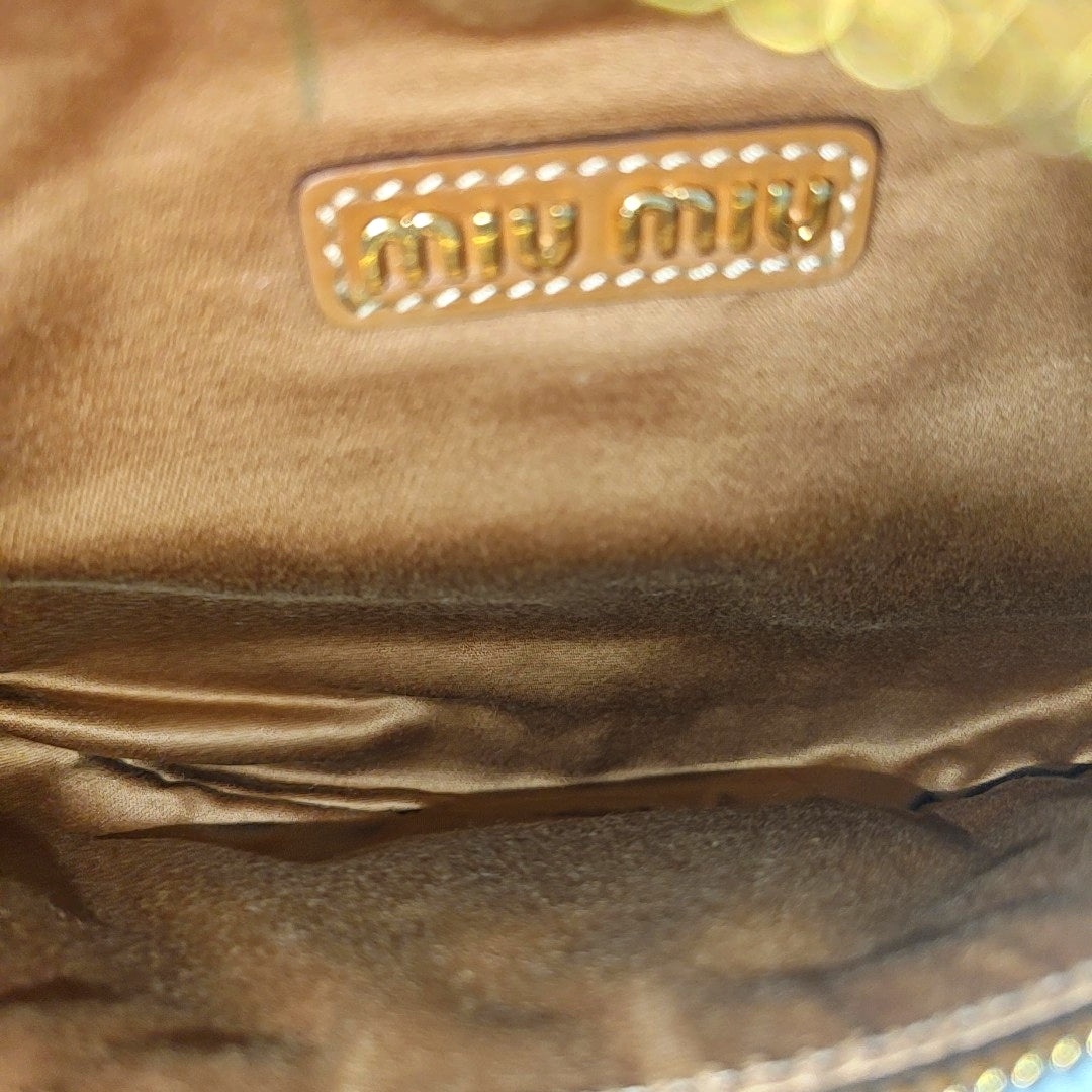 Two-Tone Waist Bag Calfskin Brown