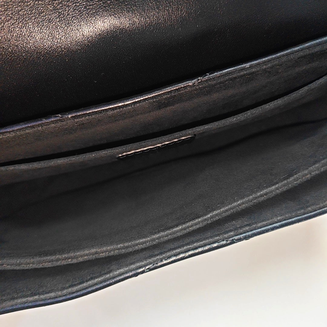 NEW WAVE PM Quilted Calfskin Black