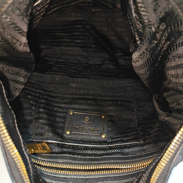 Nylon Shoulder Bag Black