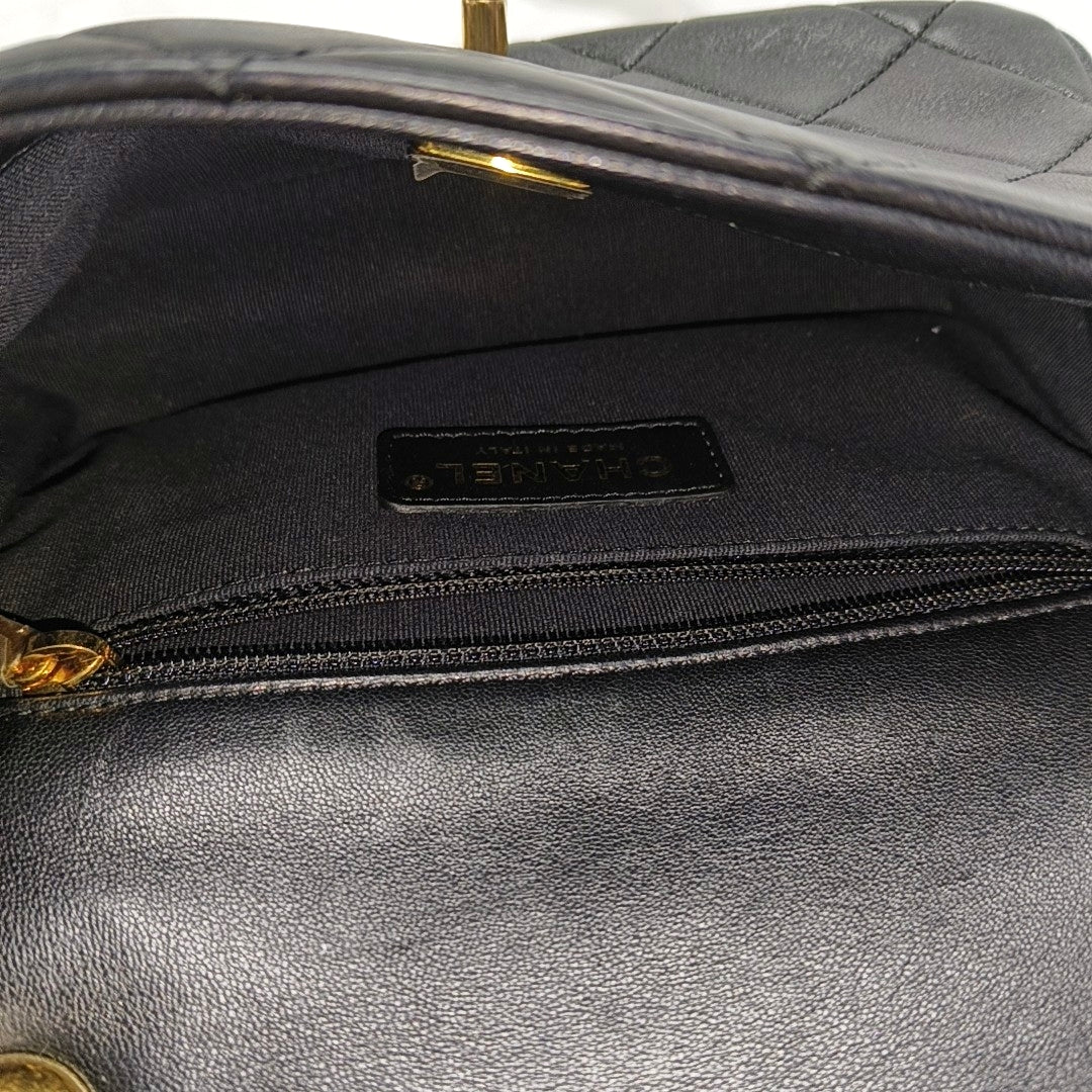 CLASSIC FLAP Mini Quilted Lambskin Black