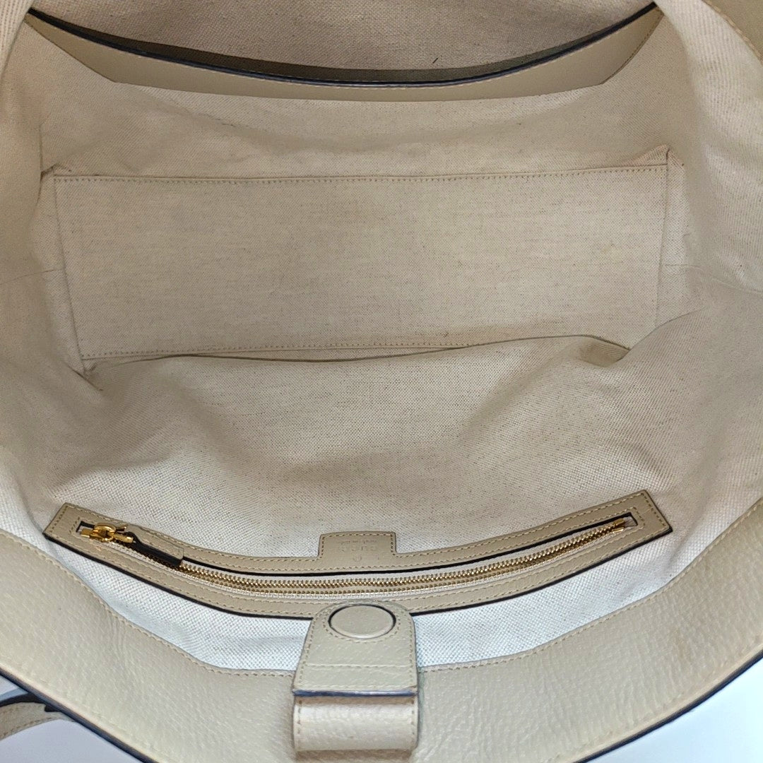 Ophidia Medium Monogram Coated Canvas Beige