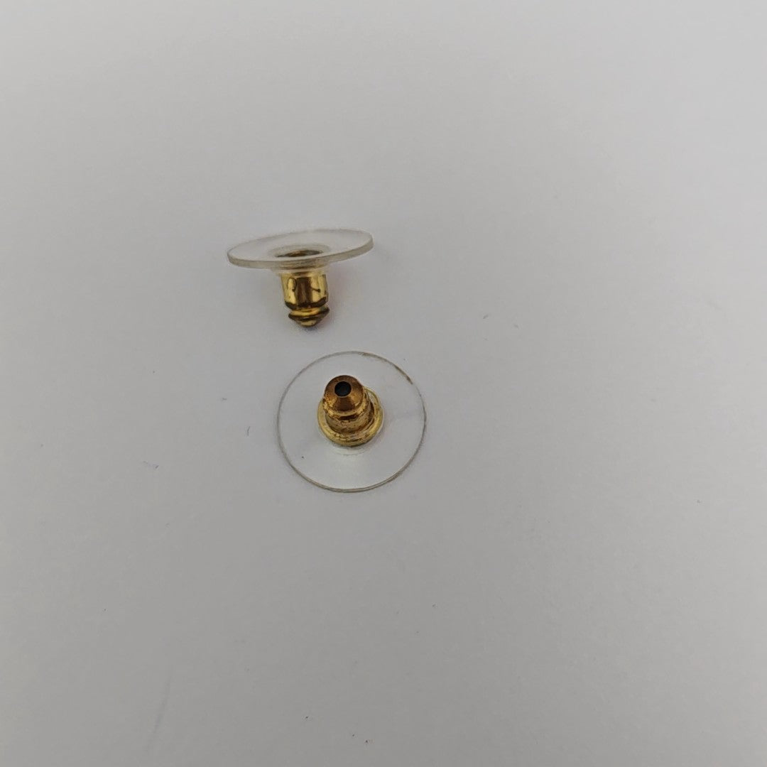 Metal Black Stud Earrings