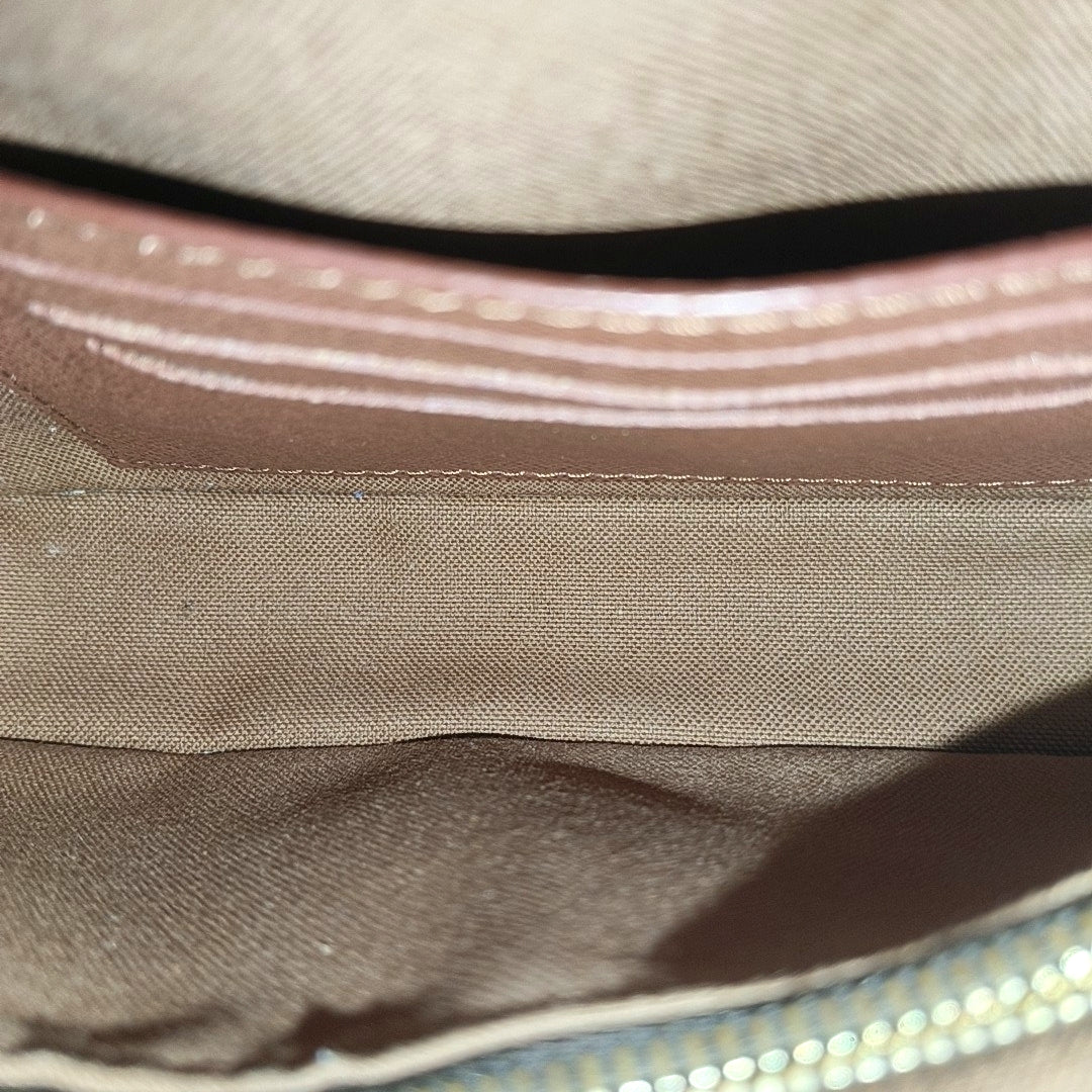 IVY Monogram Coated Canvas Brown