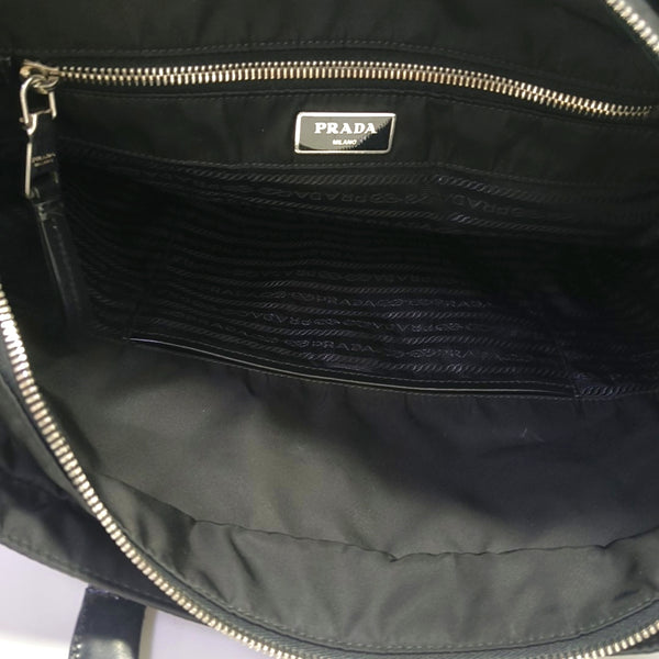 Nylon Shoulder Bag Black