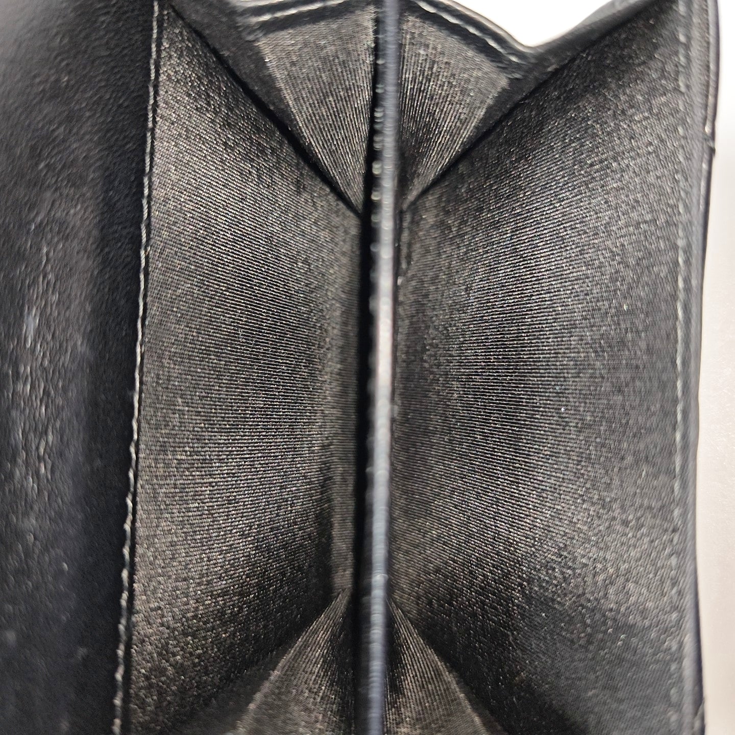 Quilted Lambskin Card Holder Black