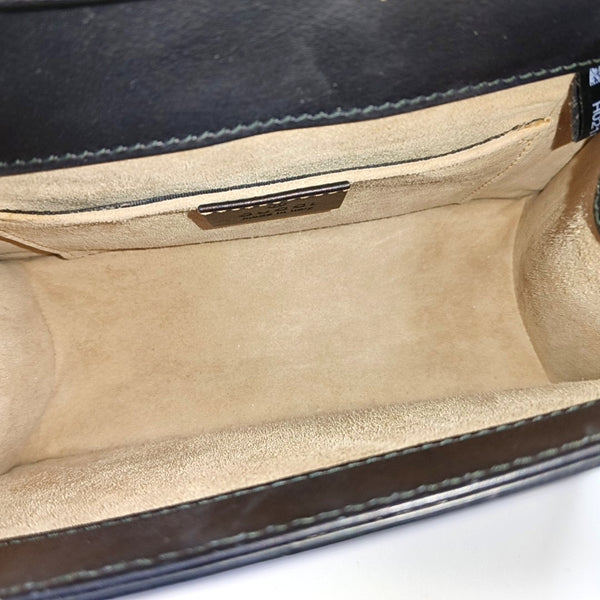 Authenticated pre-owned  Sylvie Mini Calfskin Black - Shoulder Bag at Looply