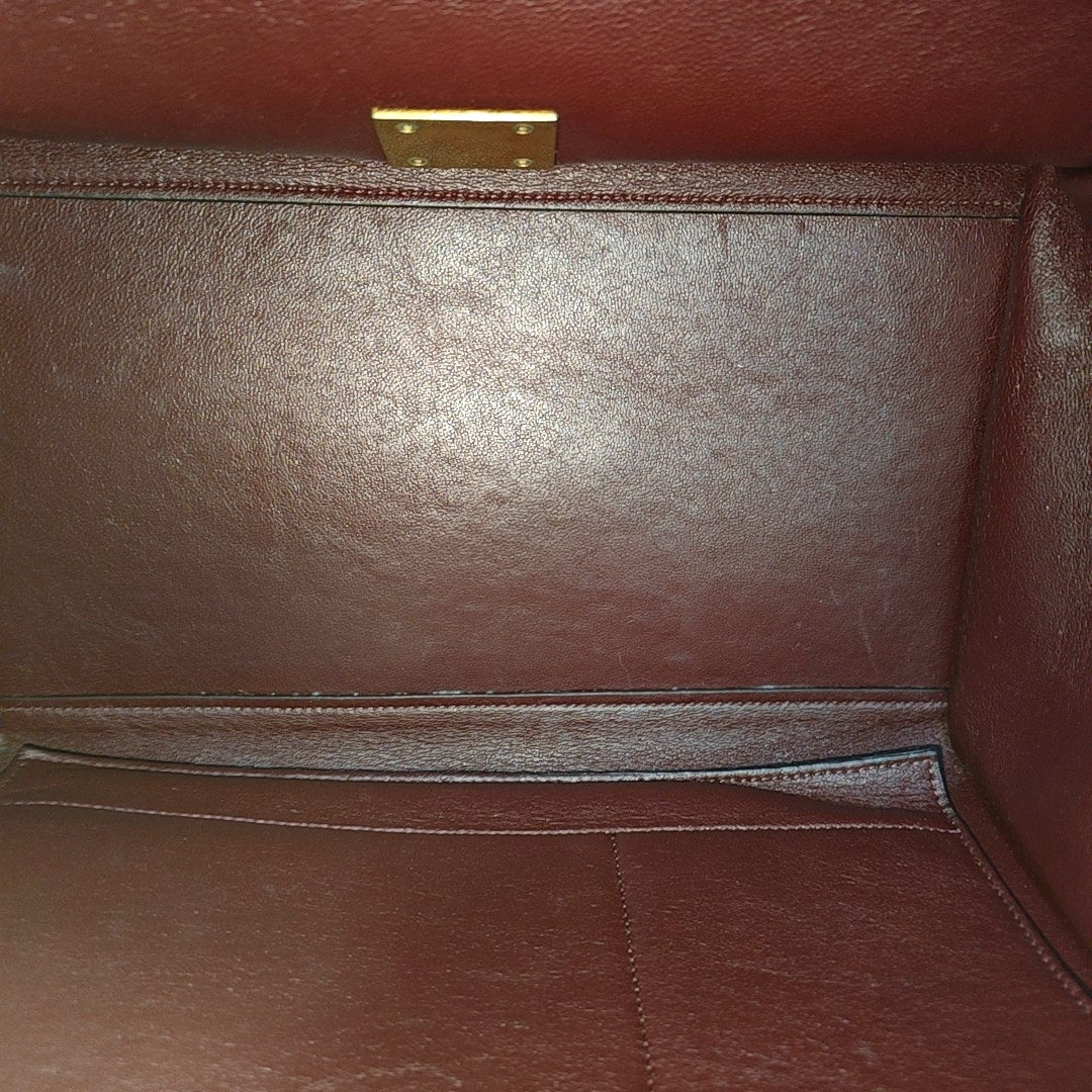 TRAPEZE Small Calfskin Red