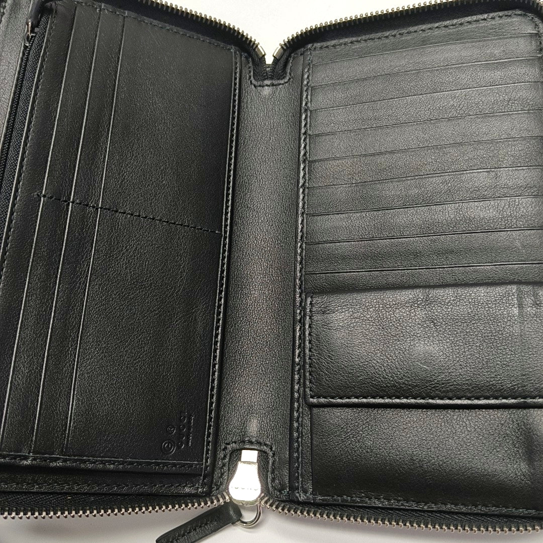 Monogram Calfskin Wallet Black