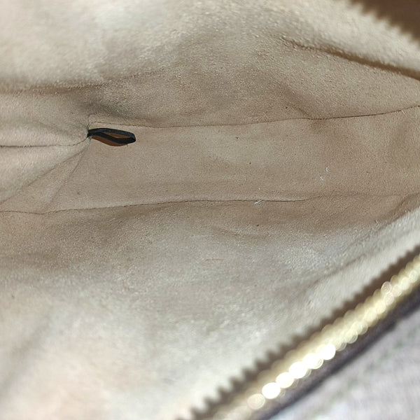 Ophidia Mini Monogram Coated Canvas Beige
