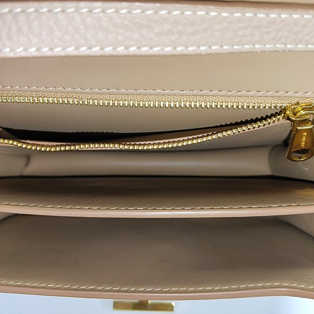 TB Small Calfskin Multicolor