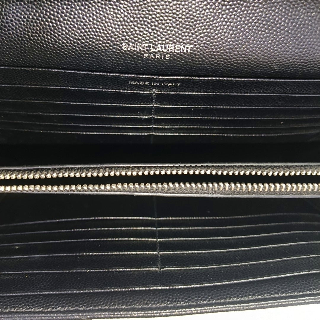 MONOGRAM Medium Chevron Calfskin Black