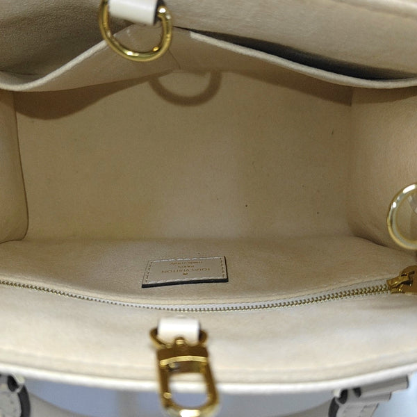 ONTHEGO PM Monogram Calfskin Beige