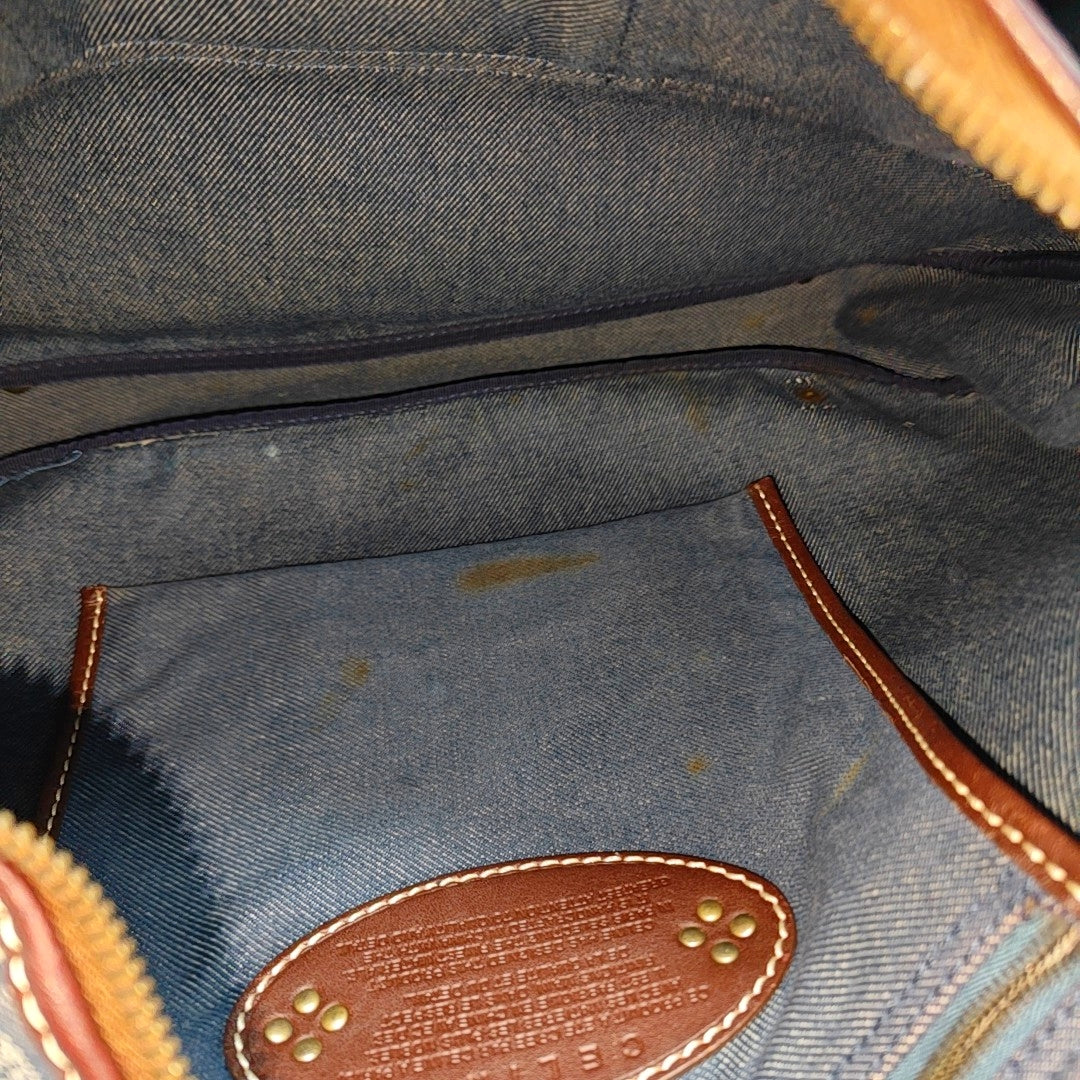 Canvas Shoulder Bag Blue