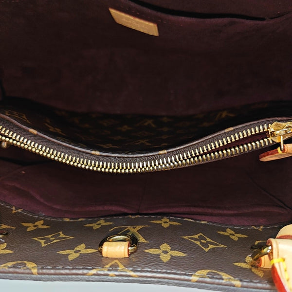 MONTAIGNE Monogram Coated Canvas Brown